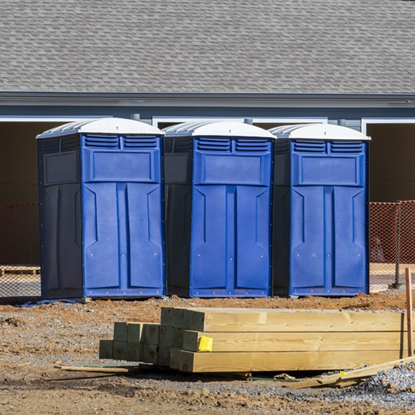 how often are the portable restrooms cleaned and serviced during a rental period in New Providence New Jersey